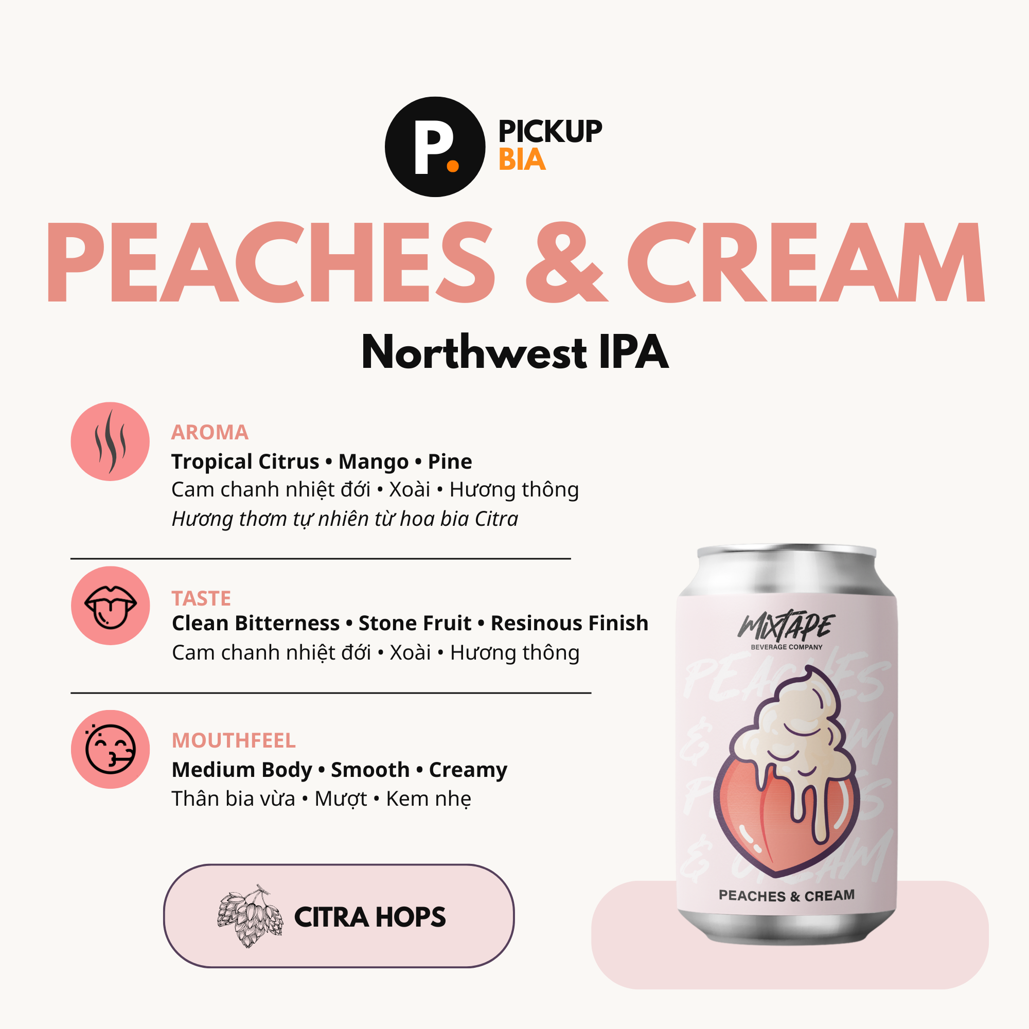 Beer MixTape Peaches & Cream image 3