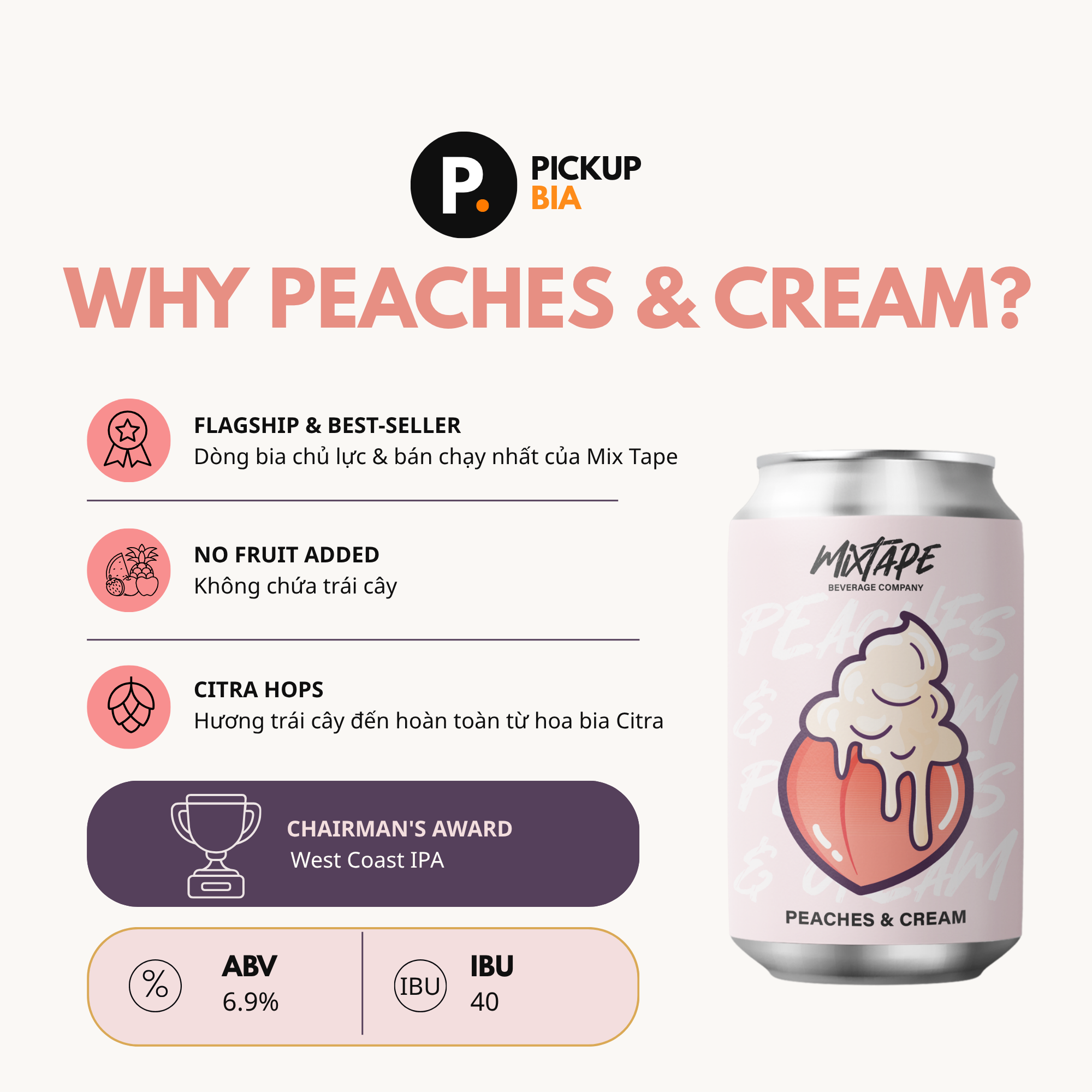 Beer MixTape Peaches & Cream image 5