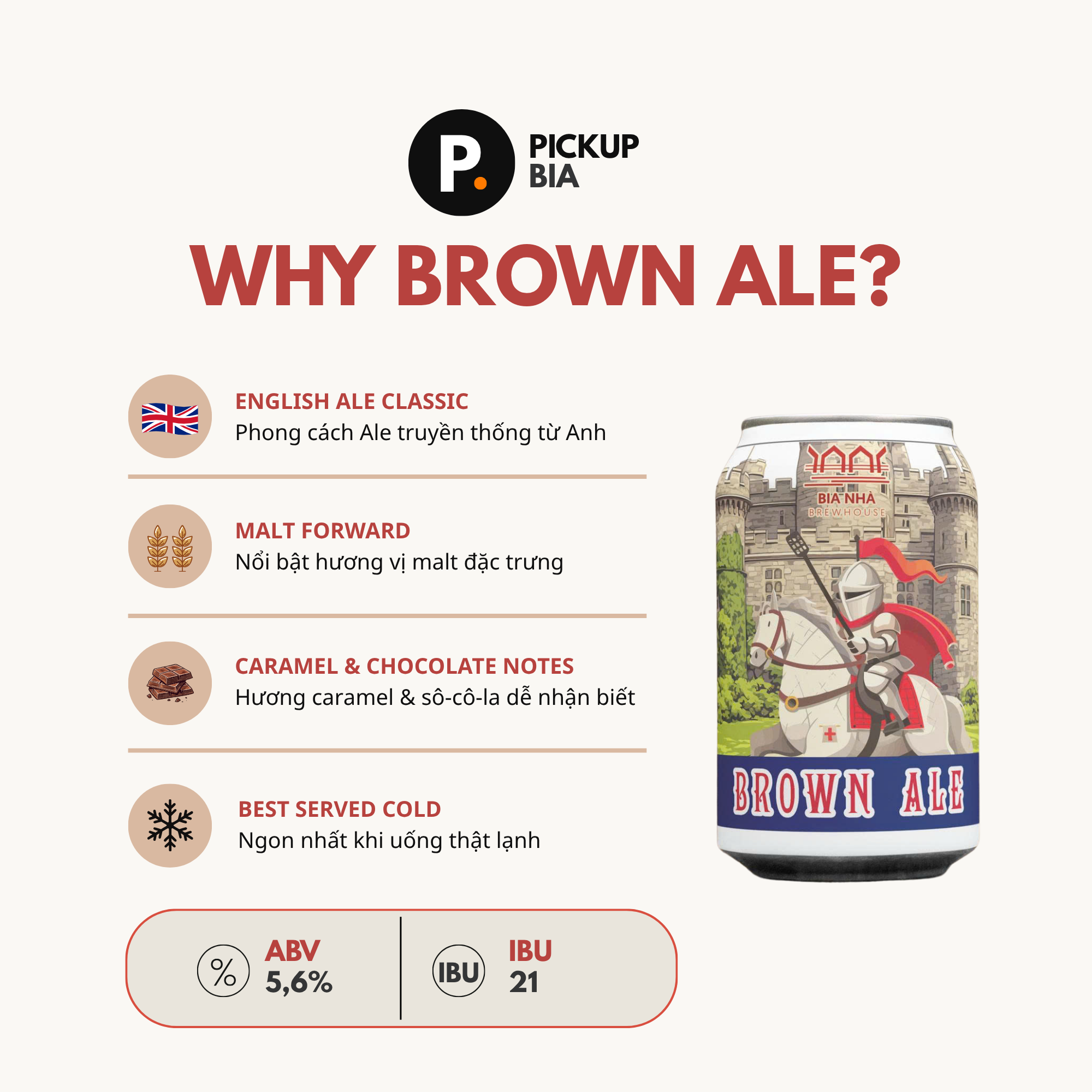 Bia Nhà Brown Ale image 5