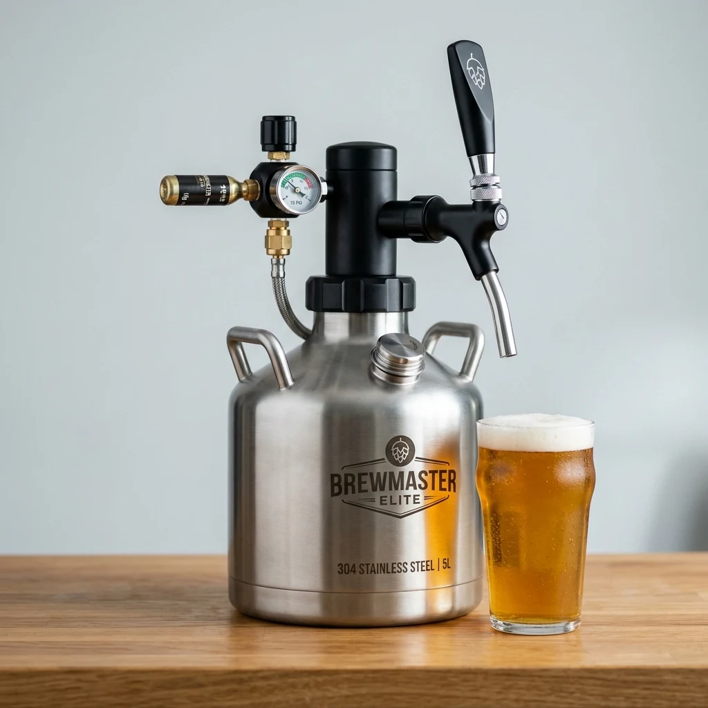Mini Craft Beer Keg (304 Stainless Steel)